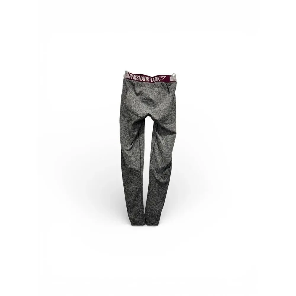 GYM SHARK Flex High Waisted Contour Full Length Leggings Gray Size S Active